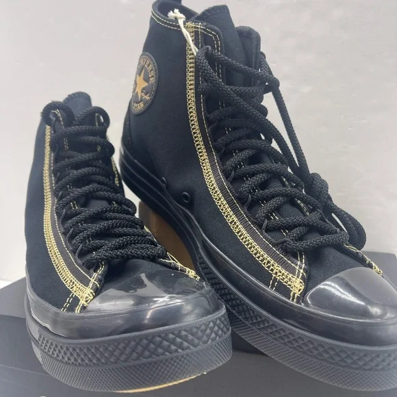 Converse Men’s 
CTAS CX EXP2 HI
BLACK/BLACK/GOLDEN OPPORTUNITY High-Top Sneakers - Picture 3 of 16